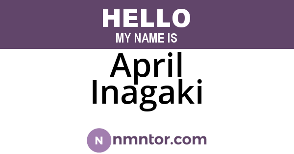 April Inagaki