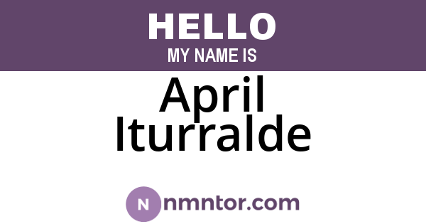 April Iturralde