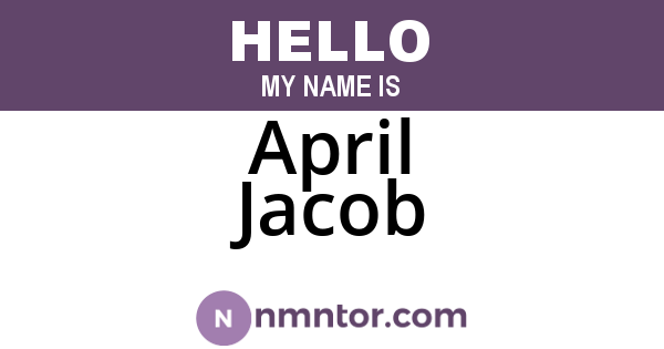 April Jacob