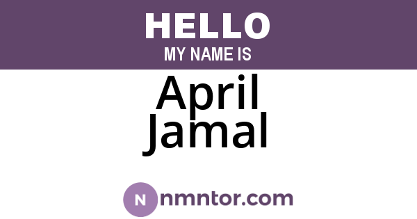 April Jamal