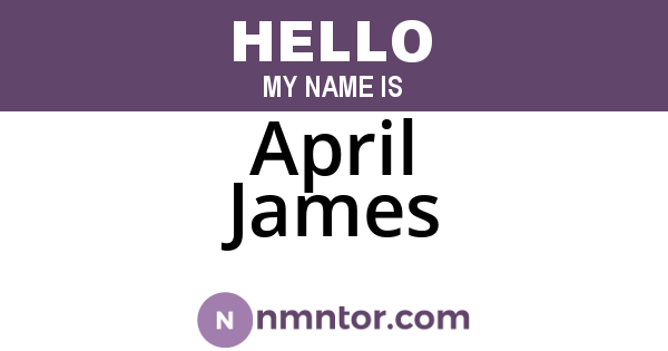 April James