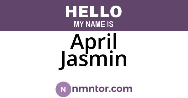 April Jasmin