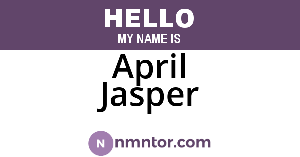 April Jasper