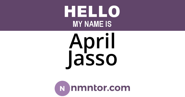 April Jasso