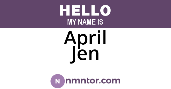 April Jen