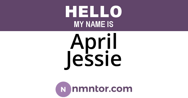 April Jessie