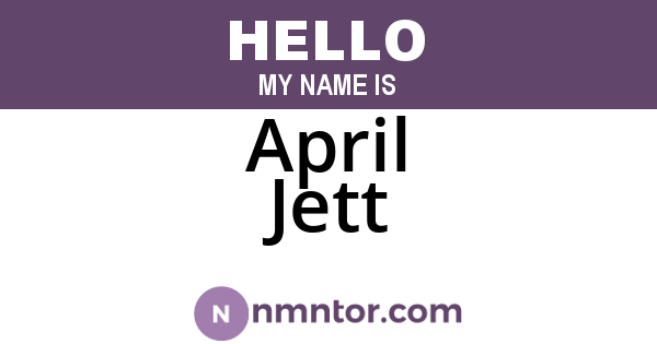 April Jett