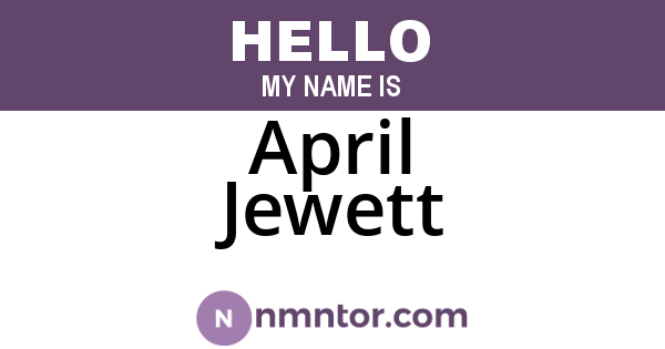 April Jewett
