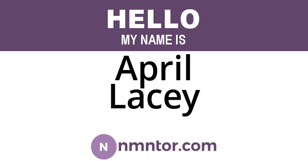 April Lacey