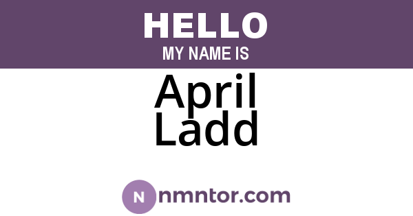 April Ladd