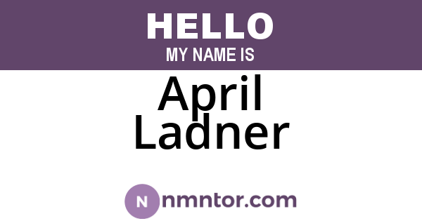 April Ladner