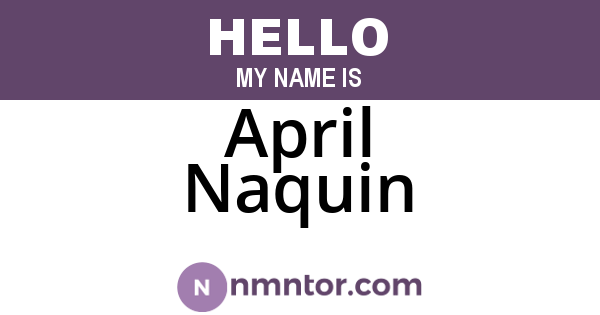 April Naquin
