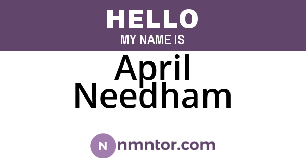 April Needham
