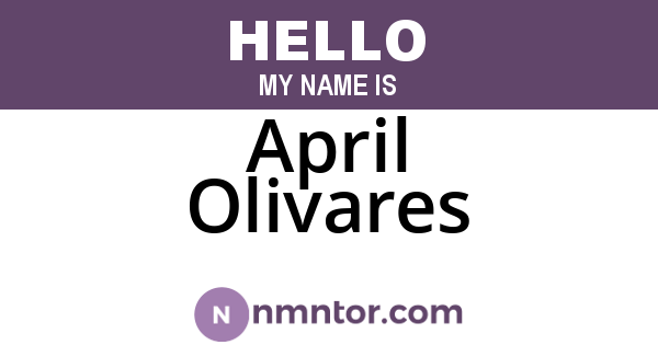 April Olivares
