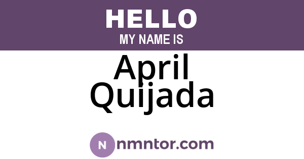 April Quijada