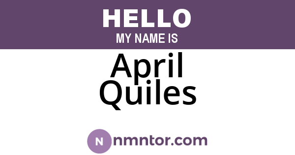 April Quiles