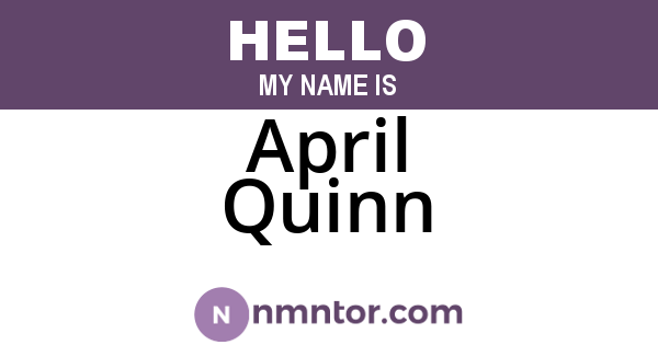 April Quinn