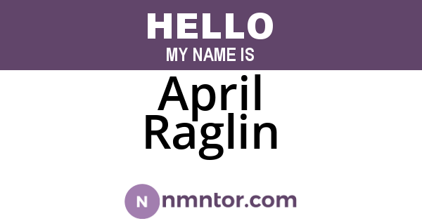 April Raglin