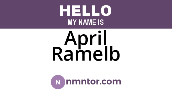 April Ramelb
