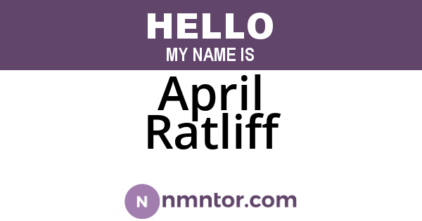 April Ratliff