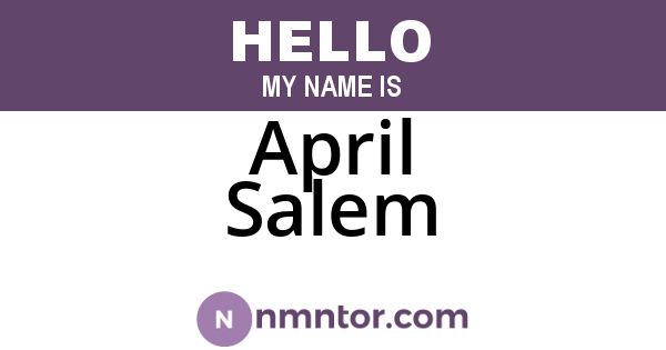 April Salem