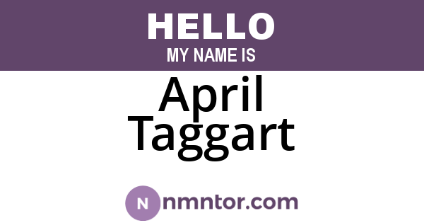 April Taggart