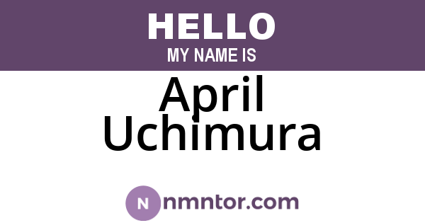 April Uchimura
