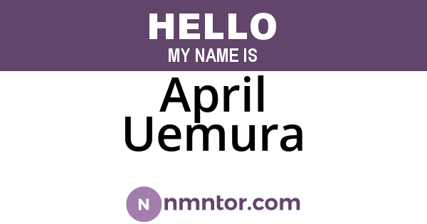 April Uemura