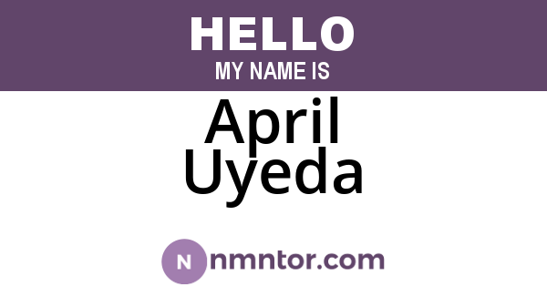 April Uyeda