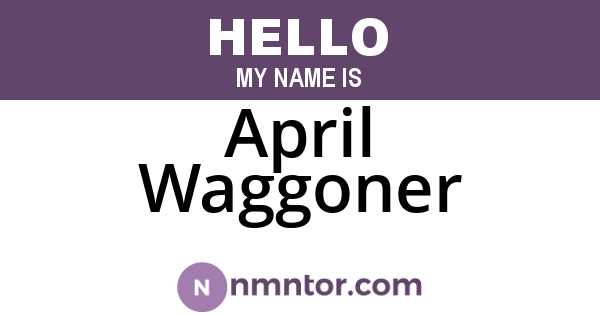 April Waggoner