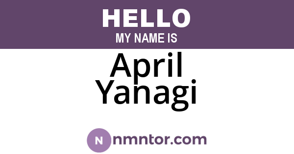 April Yanagi