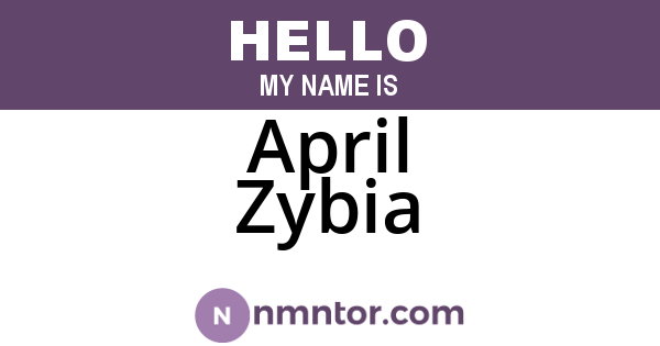 April Zybia