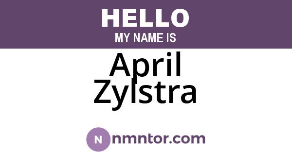 April Zylstra