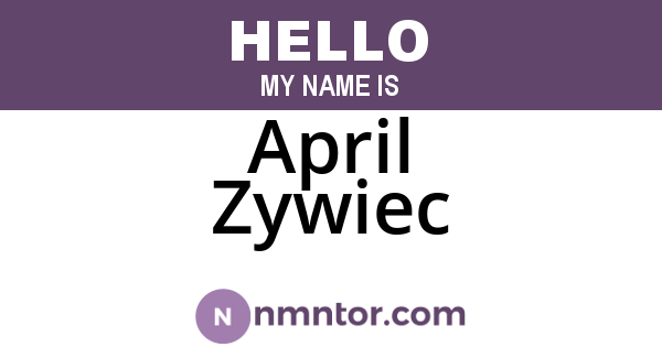 April Zywiec