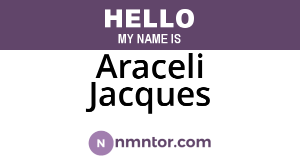 Araceli Jacques