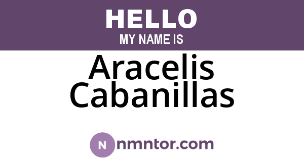 Aracelis Cabanillas