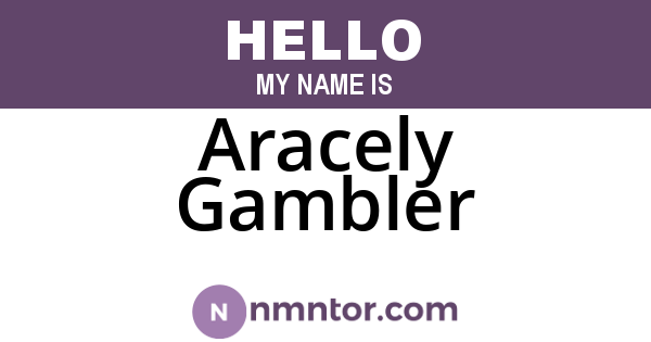 Aracely Gambler
