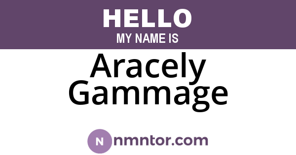 Aracely Gammage