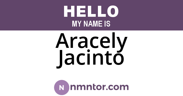 Aracely Jacinto