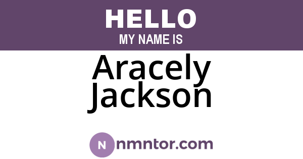 Aracely Jackson
