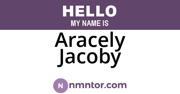 Aracely Jacoby