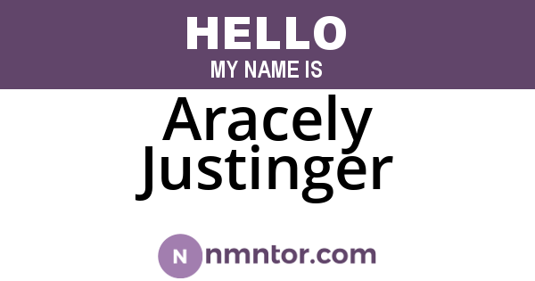 Aracely Justinger