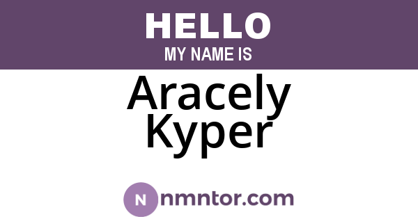 Aracely Kyper