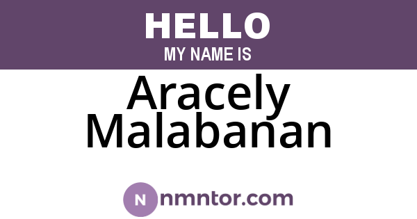 Aracely Malabanan