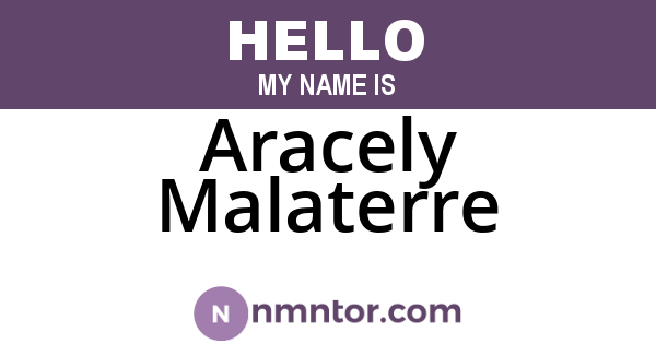 Aracely Malaterre