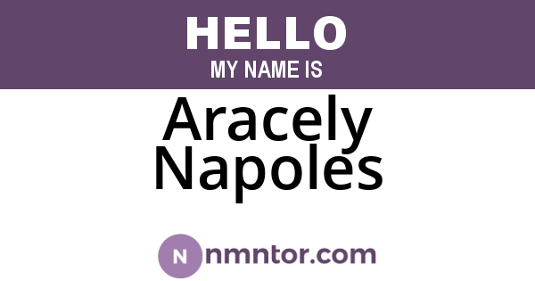 Aracely Napoles