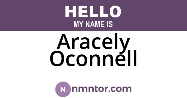 Aracely Oconnell