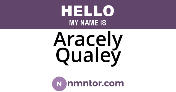 Aracely Qualey