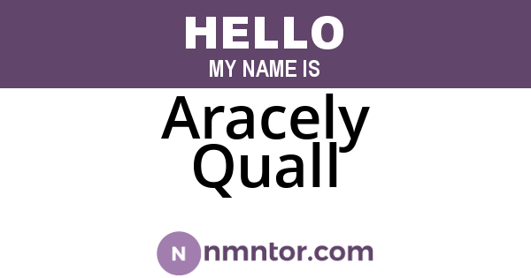 Aracely Quall