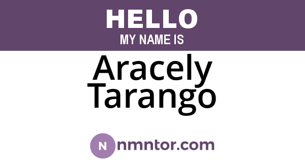 Aracely Tarango